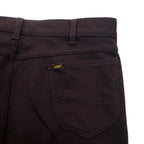 Lee 70s USA Made Flare Slacks Pants Bootcut L Brown 42 TALON Zip Polyester