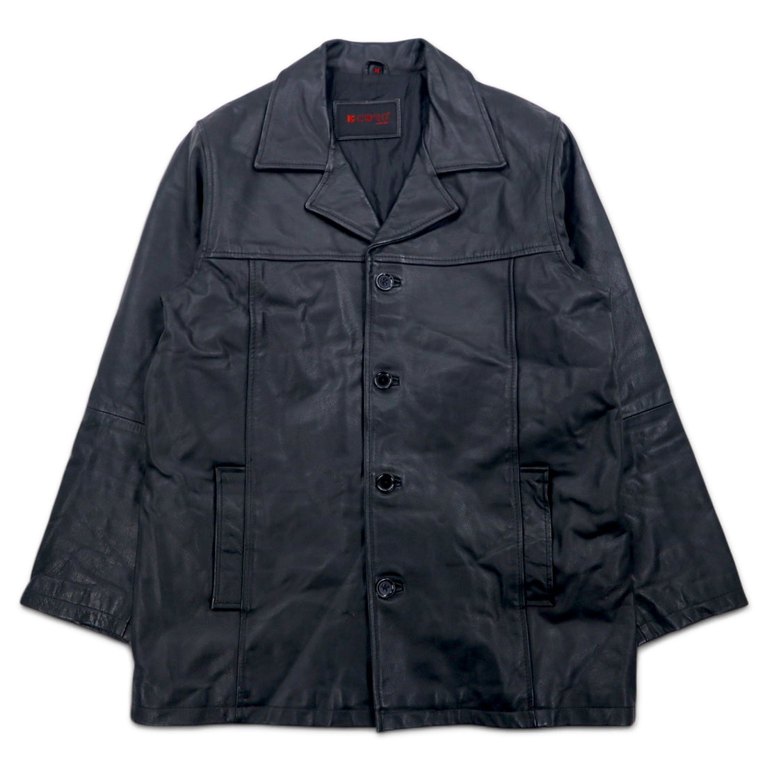 KCERO COMFORT 90年代 レザージャケット カーコート M ブラック レザー