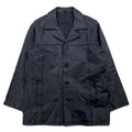 KCERO COMFORT 90s Leather Jacket Car Coat M Black Leather