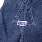 BIG SMITH 60's USA made denim overalls XL indigo blue donut buttons