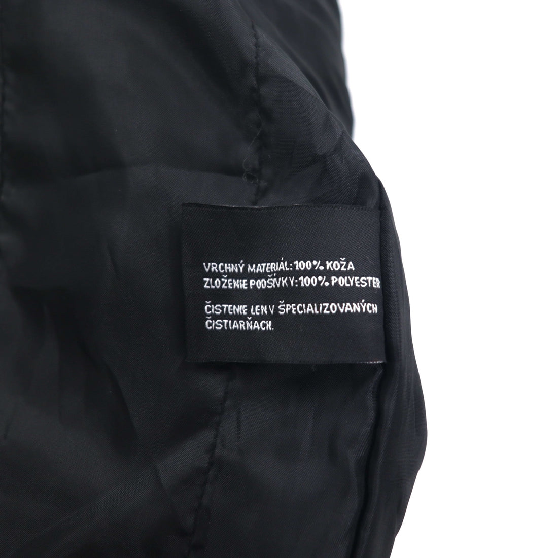 KCERO COMFORT 90s Leather Jacket Car Coat M Black Leather