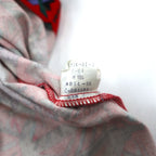 Vintage Japan Made Retro Shirt CALICO BALL ネイティブ柄 シャツ FREE レッド 日本製