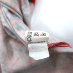 Vintage Japan Made Retro Shirt CALICO BALL ネイティブ柄 シャツ FREE レッド 日本製