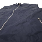 90s URBAN NORTH END nylon tech vest XL navy mesh liner