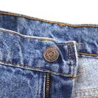 Levi's 90s USA made orange tab loose fit tapered denim pants L indigo blue LOOSE FIT STRAIGHT LEG 15961 0766