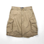 Polo by Ralph Lauren 90s Polo Chino Short Cargo Pants, Size M, Beige, Cotton