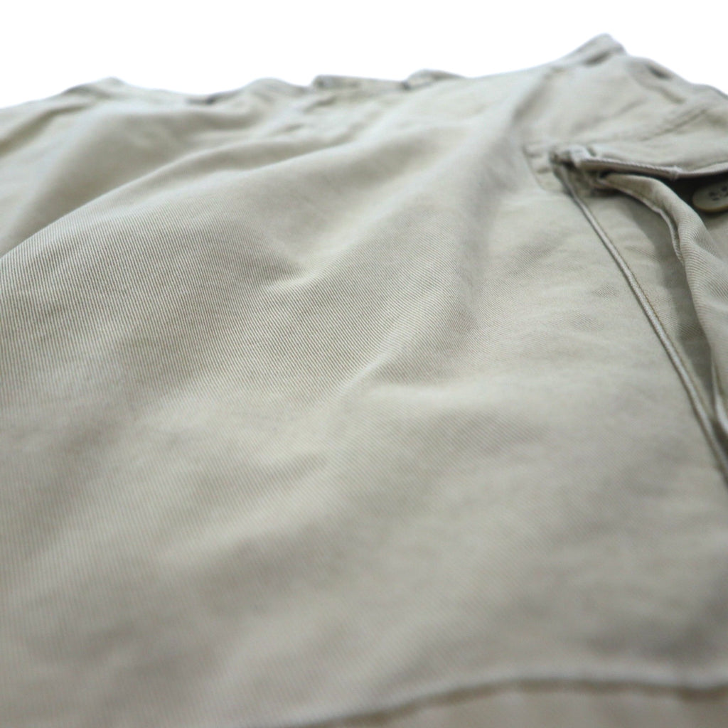 Polo by Ralph Lauren 90s Polo Chino Short Cargo Pants, Size M, Beige, Cotton