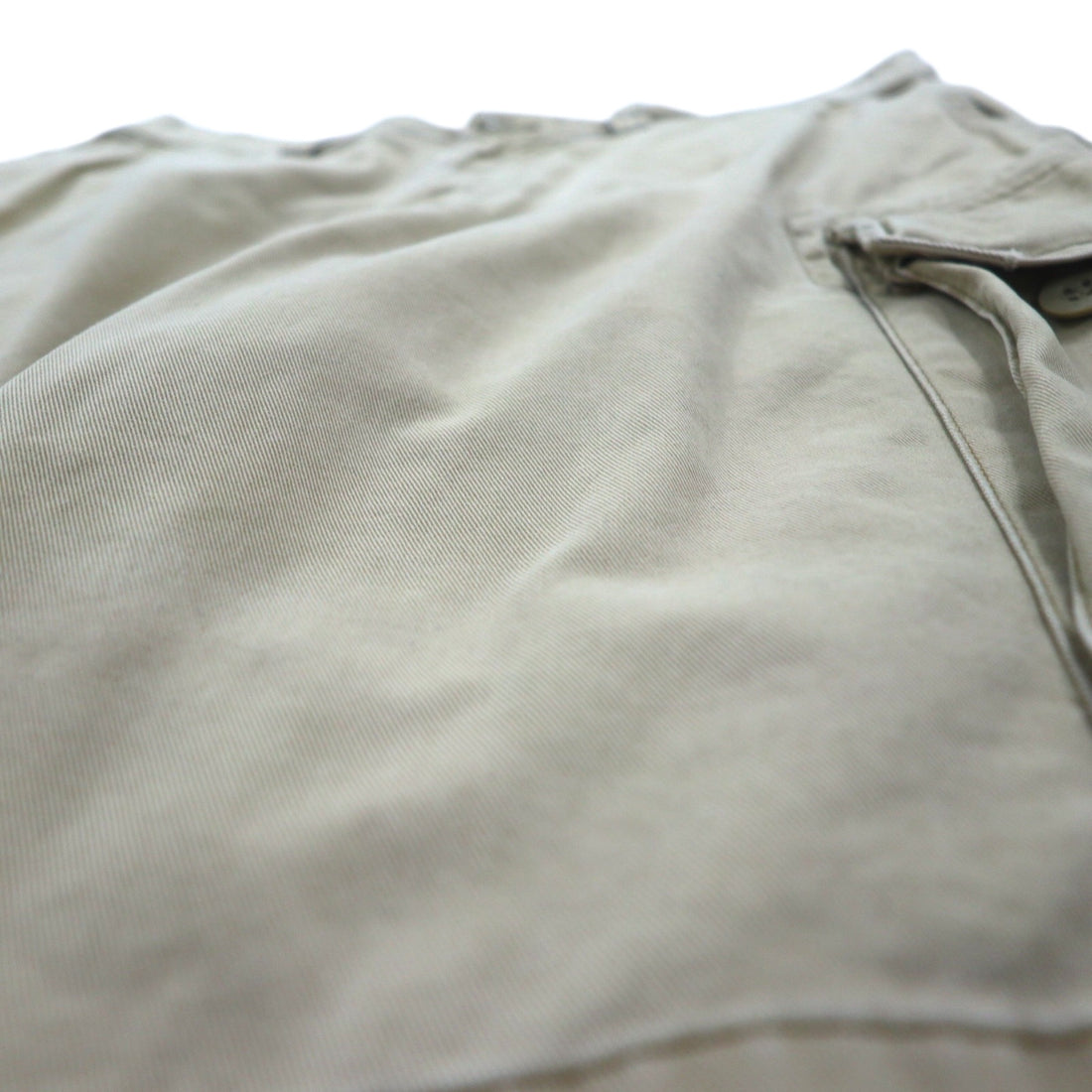Polo by Ralph Lauren 90s Polo Chino Short Cargo Pants, Size M, Beige, Cotton