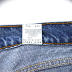 Levi's 90s USA made orange tab loose fit tapered denim pants L indigo blue LOOSE FIT STRAIGHT LEG 15961 0766
