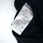 VAN SPORTS Pullover Hoodie M Navy Cotton Logo Print