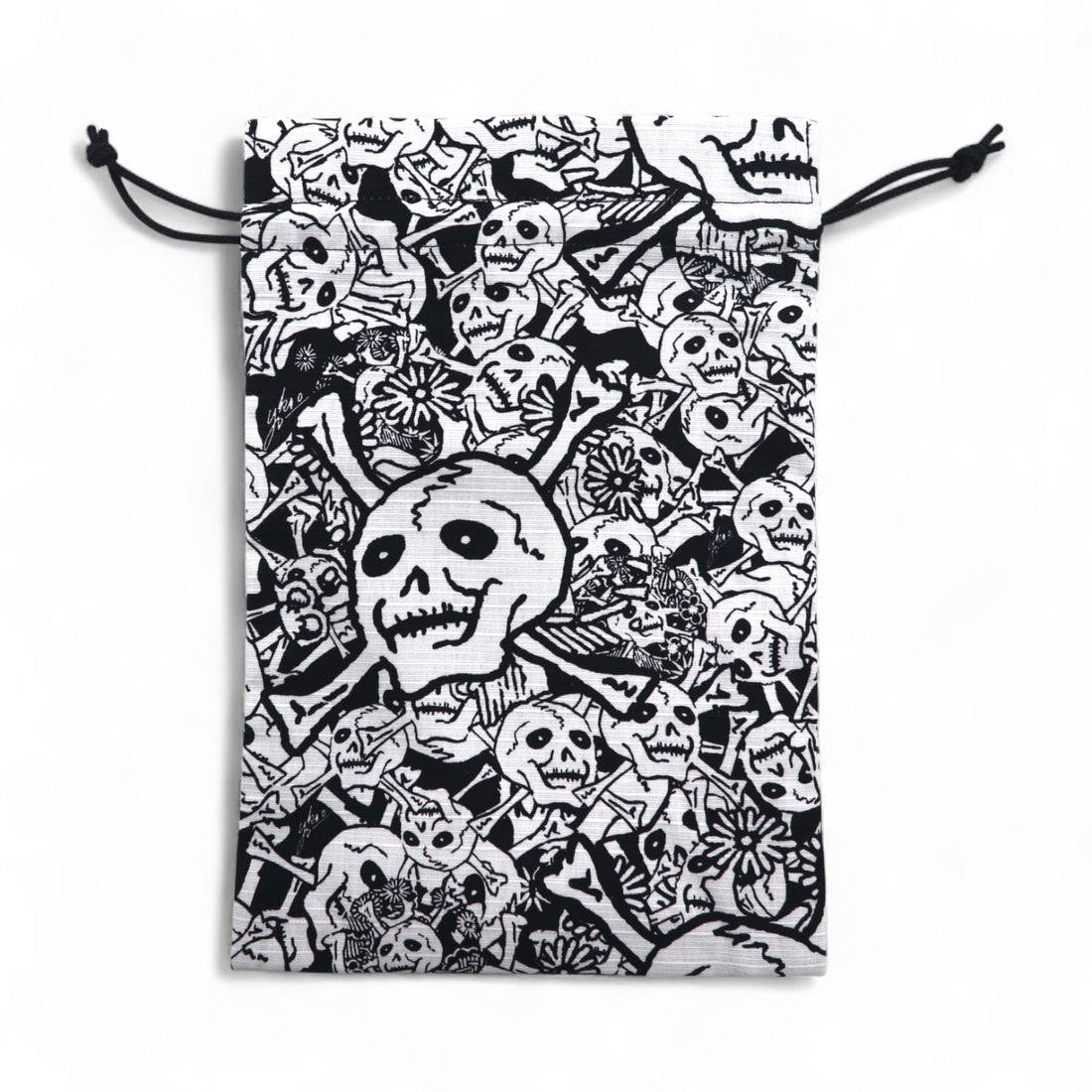 Tadanori Yokoo x Buena Vista "Zatsuto Dokuro" Pouch/Sacoche Shoulder Bag, White, All-Over Print, Made in Japan