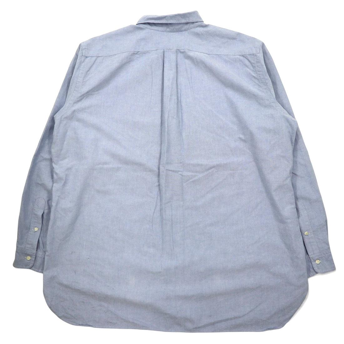 Ralph Lauren 90年代 オックスフォード ボタンダウンシャツ 2XLT ブルー コットン CLASSIC FIT スモールポニー 刺繍