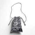 Tadanori Yokoo x Buena Vista "Zatsuto Dokuro" Pouch/Sacoche Shoulder Bag, White, All-Over Print, Made in Japan