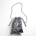 Tadanori Yokoo x Buena Vista "Zatsuto Dokuro" Pouch/Sacoche Shoulder Bag, White, All-Over Print, Made in Japan