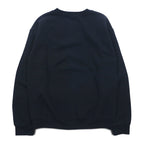 GILDAN Crew Neck Sweatshirt S Black Fleece Lined Animal Art Print Clarence Lobo Elementary