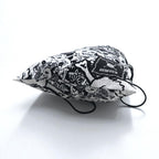 Tadanori Yokoo x Buena Vista "Zatsuto Dokuro" Pouch/Sacoche Shoulder Bag, White, All-Over Print, Made in Japan