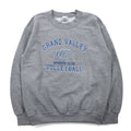 GILDAN Crew Neck Sweatshirt S Grey Fleece Lined GRAND VALLEY VOLLEY BALL