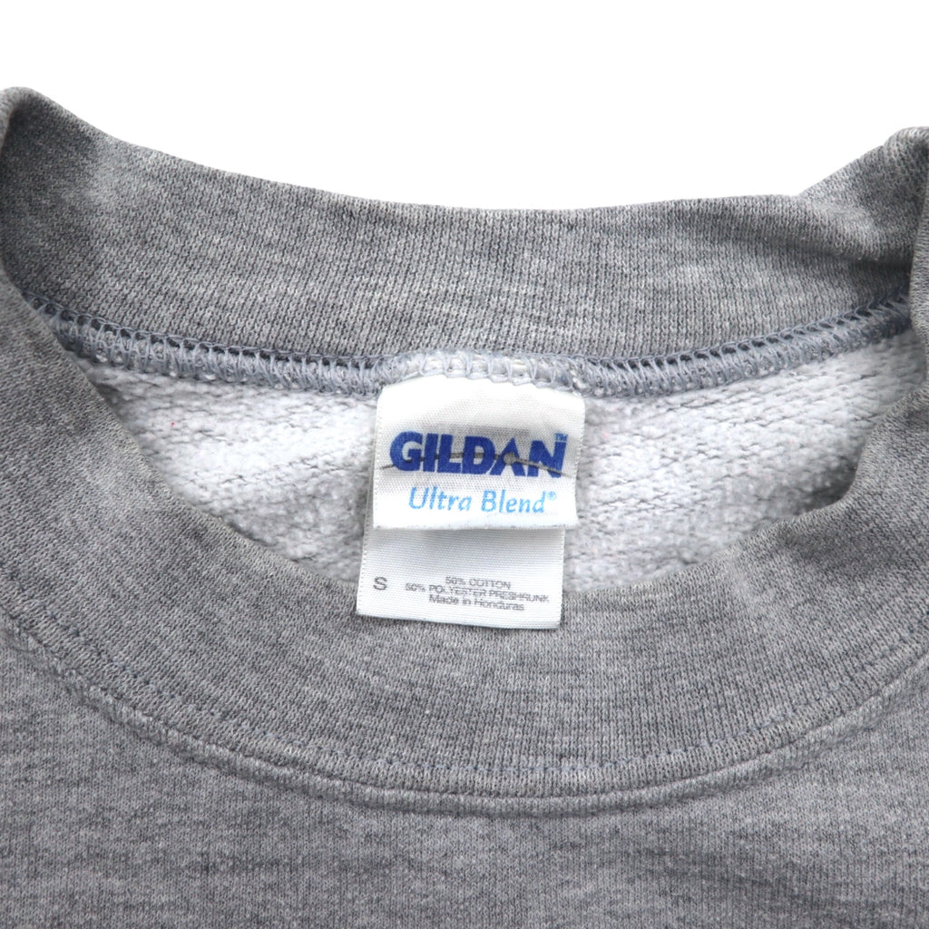 GILDAN Crew Neck Sweatshirt S Grey Fleece Lined GRAND VALLEY VOLLEY BALL