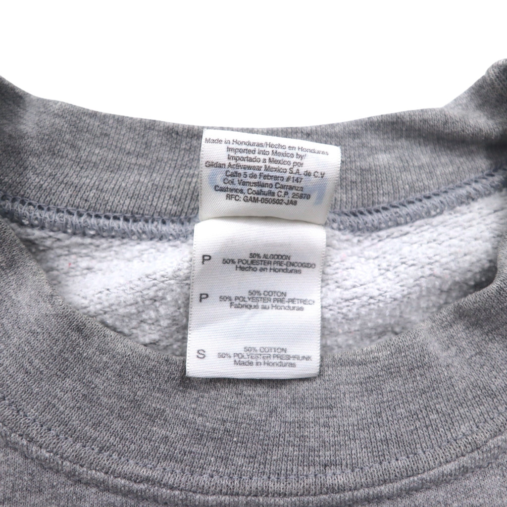 GILDAN Crew Neck Sweatshirt S Grey Fleece Lined GRAND VALLEY VOLLEY BALL