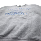GILDAN Crew Neck Sweatshirt S Grey Fleece Lined GRAND VALLEY VOLLEY BALL