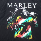 ZION ROOTSWEAR Bob Marley Band T-Shirt L Black Cotton Mexico Made
