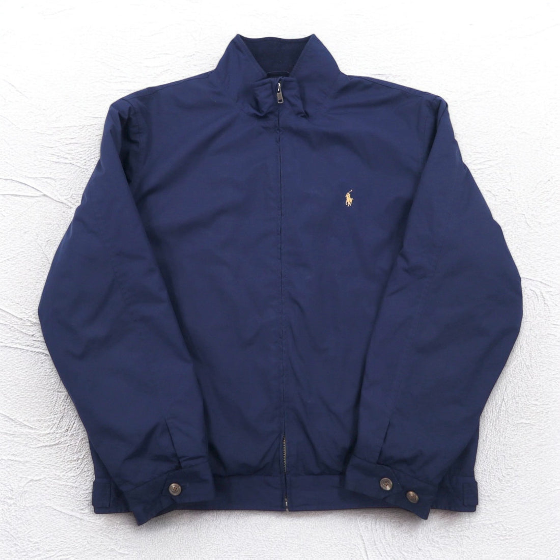 Polo by Ralph Lauren 90年代 スウィングトップ ハリントンジャケット XL ネイビー スモールポニー刺繍