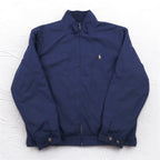 Polo by Ralph Lauren 90年代 スウィングトップ ハリントンジャケット XL ネイビー スモールポニー刺繍