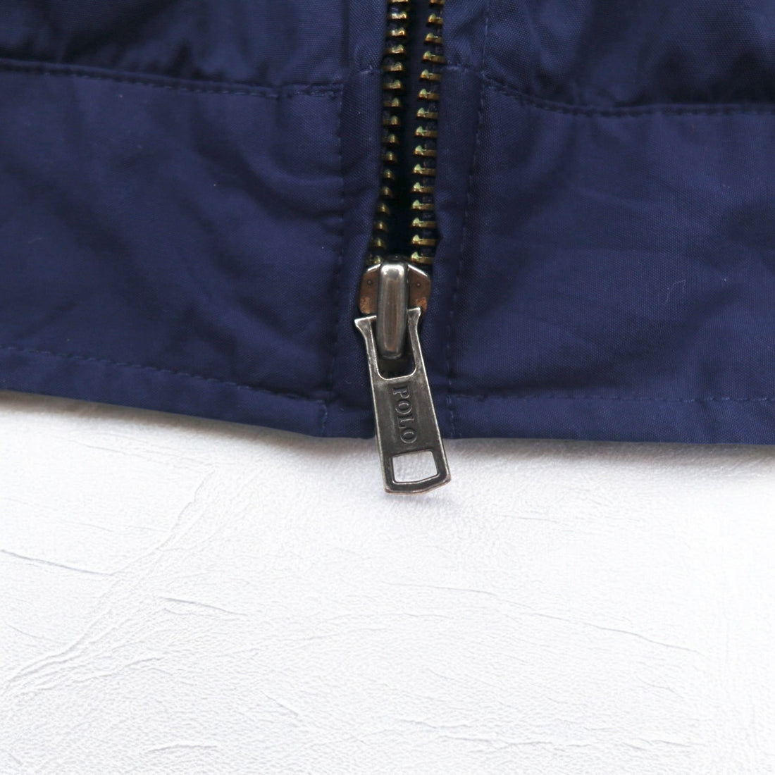 Polo by Ralph Lauren 90年代 スウィングトップ ハリントンジャケット XL ネイビー スモールポニー刺繍