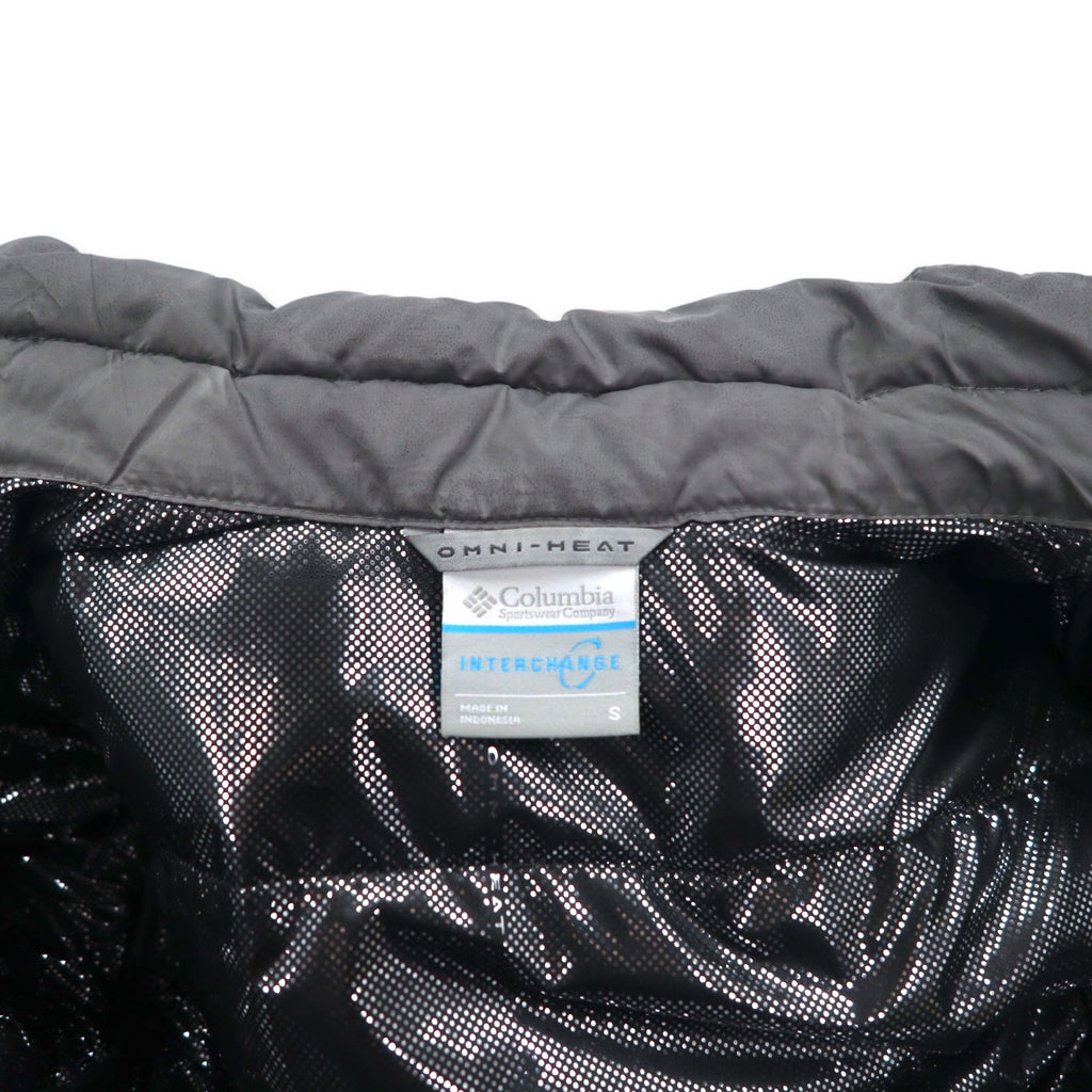 Columbia Interchange Jacket 3WAY Mountain Parka Inner Down Jacket S Blue OMNI-HEAT OMNI-TECH Waterproof WE1272