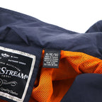 FIELD &amp; STREAM Convertible 2WAY Mountain Parka Vest XL Navy Mesh Liner Retractable Hood HUMMER