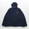 FIELD &amp; STREAM Convertible 2WAY Mountain Parka Vest XL Navy Mesh Liner Retractable Hood HUMMER