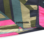 patagonia ボードショーツ Wavefarer Board Shorts ショートパンツ S グレー ピンク 幾何学柄 ナイロン 78552