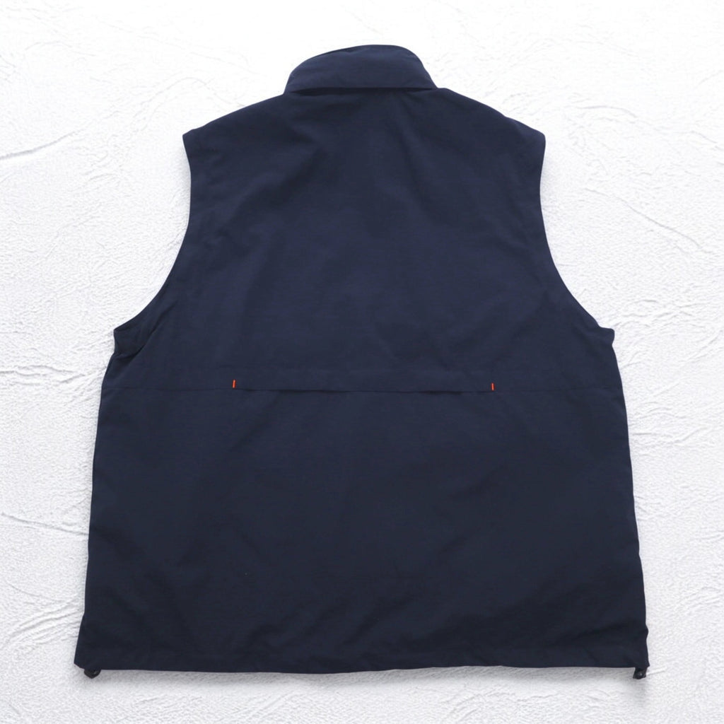 FIELD &amp; STREAM Convertible 2WAY Mountain Parka Vest XL Navy Mesh Liner Retractable Hood HUMMER