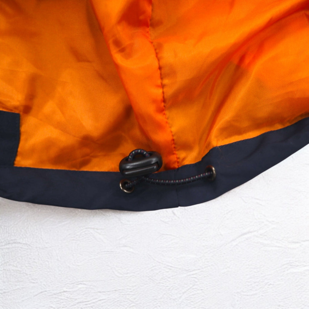FIELD &amp; STREAM Convertible 2WAY Mountain Parka Vest XL Navy Mesh Liner Retractable Hood HUMMER