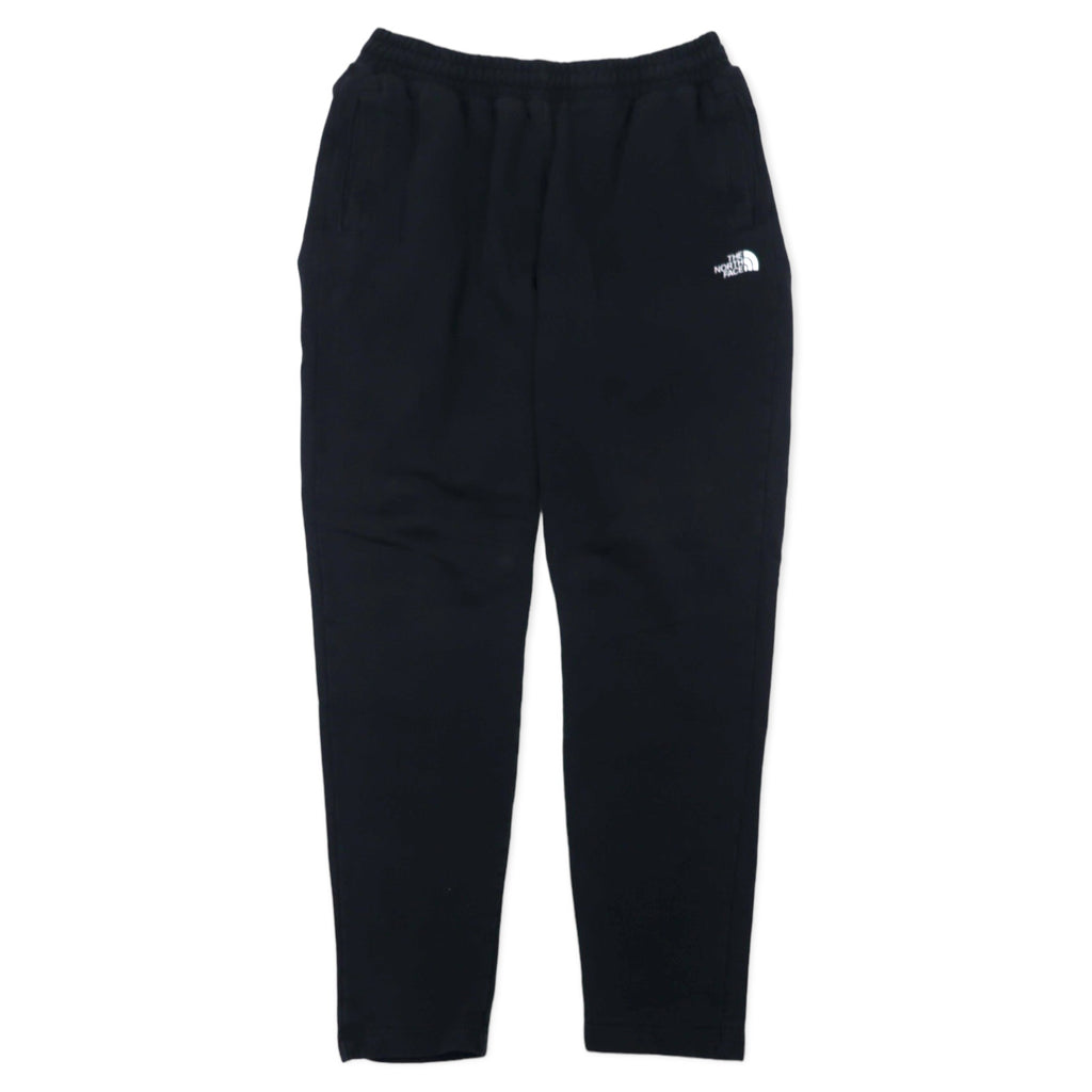 日本然リトテ-古着オンライン-THE NORTH FACE スウェットパンツ XL ブラック コットン ワンポイントロゴ-THE NORTH FACE SWEATPANTS XL Black Cotton One Point Logo