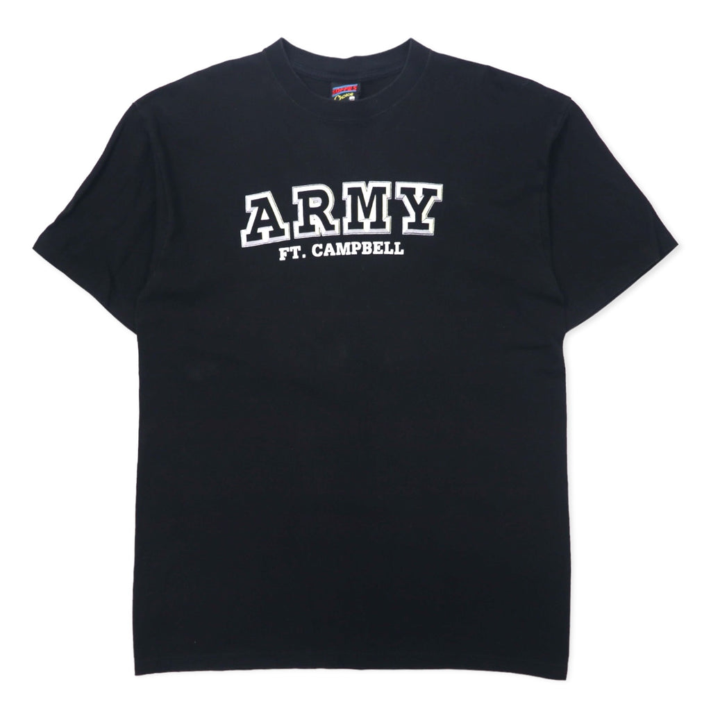日本然リトテ-古着オンライン-US ARMY USA製 90年代 プリント Tシャツ L ブラック コットン SOFFE'S Choice-US ARMY USA Made 90's Print T-Shirt L Black Cotton SOFFE'S Choice