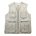 Eddie Bauer 90s Fishing Vest Hunting Vest L Beige Cotton