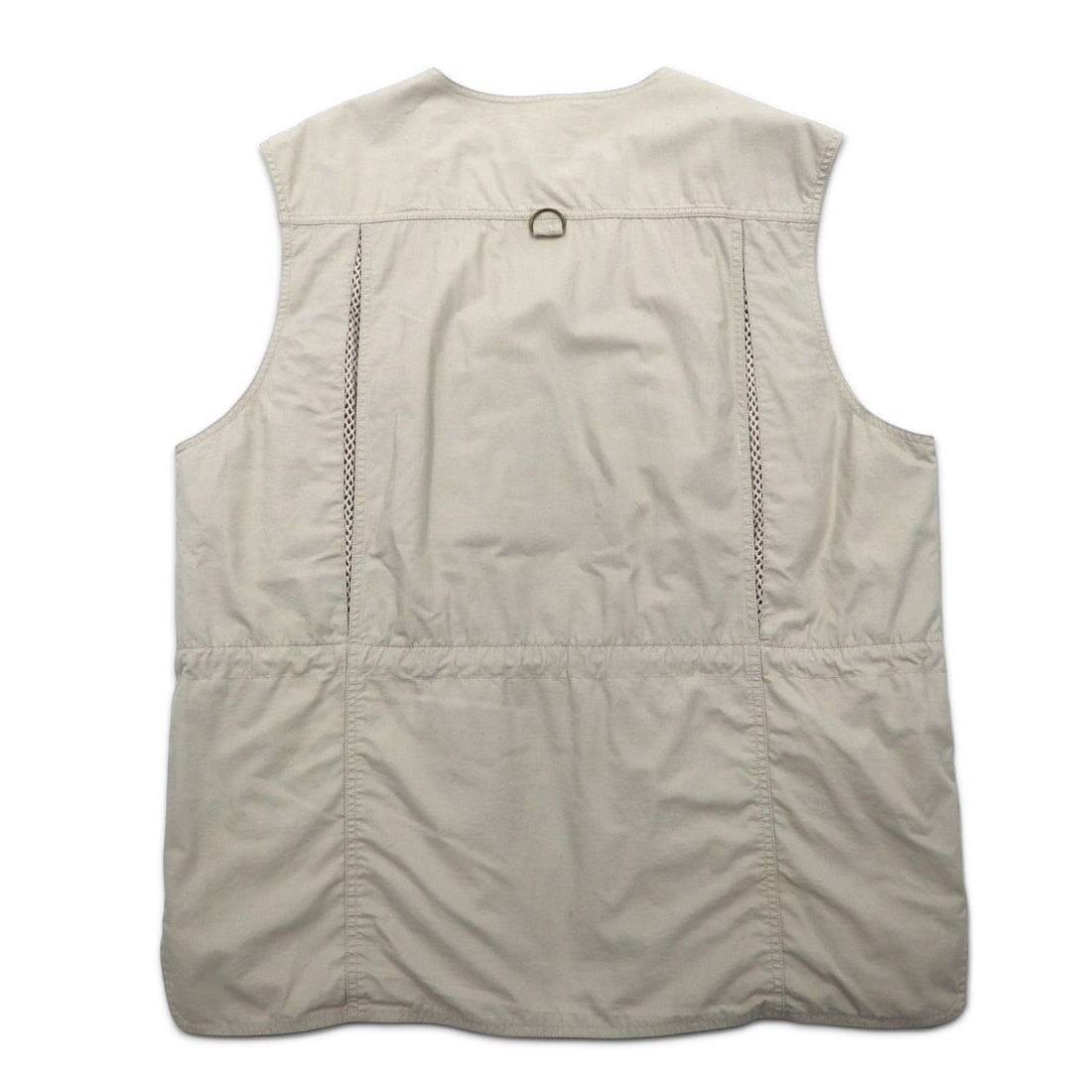 Eddie Bauer 90s Fishing Vest Hunting Vest L Beige Cotton