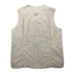 Eddie Bauer 90s Fishing Vest Hunting Vest L Beige Cotton