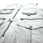 Eddie Bauer 90s Fishing Vest Hunting Vest L Beige Cotton