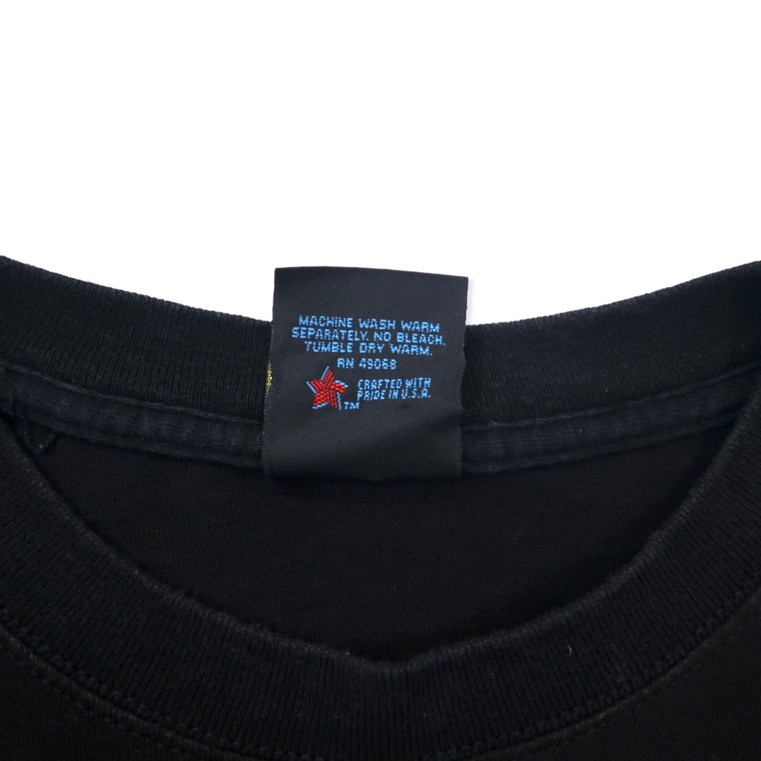 US ARMY USA Made 90s Printed T-Shirt L Black Cotton SOFFE'S Choice