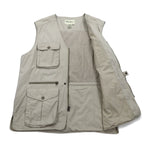 Eddie Bauer 90s Fishing Vest Hunting Vest L Beige Cotton