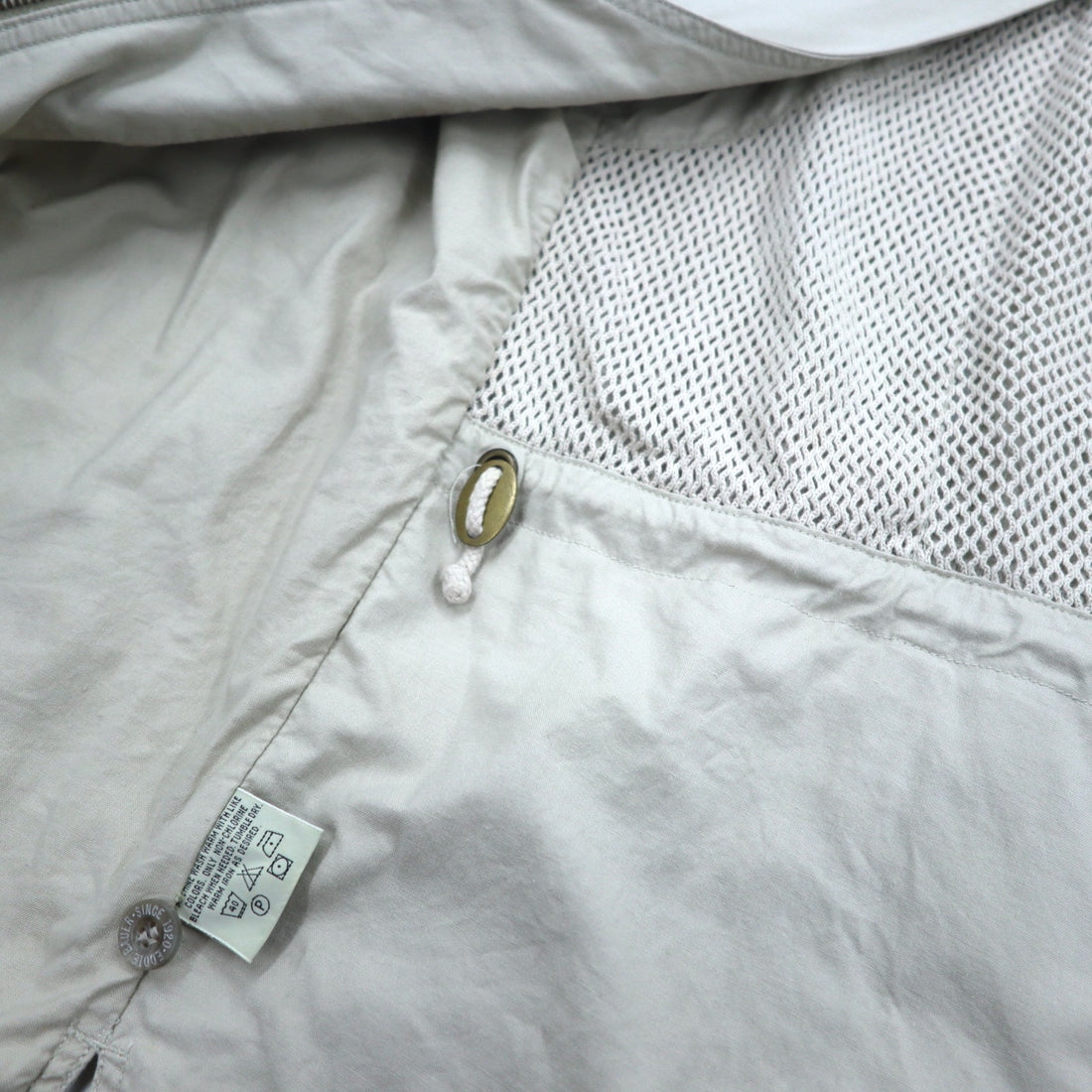 Eddie Bauer 90s Fishing Vest Hunting Vest L Beige Cotton