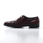 Wright 1980s Breather U-Tip Dress Shoes, Size 28.5cm, Bordeaux Leather, Ultra Sole