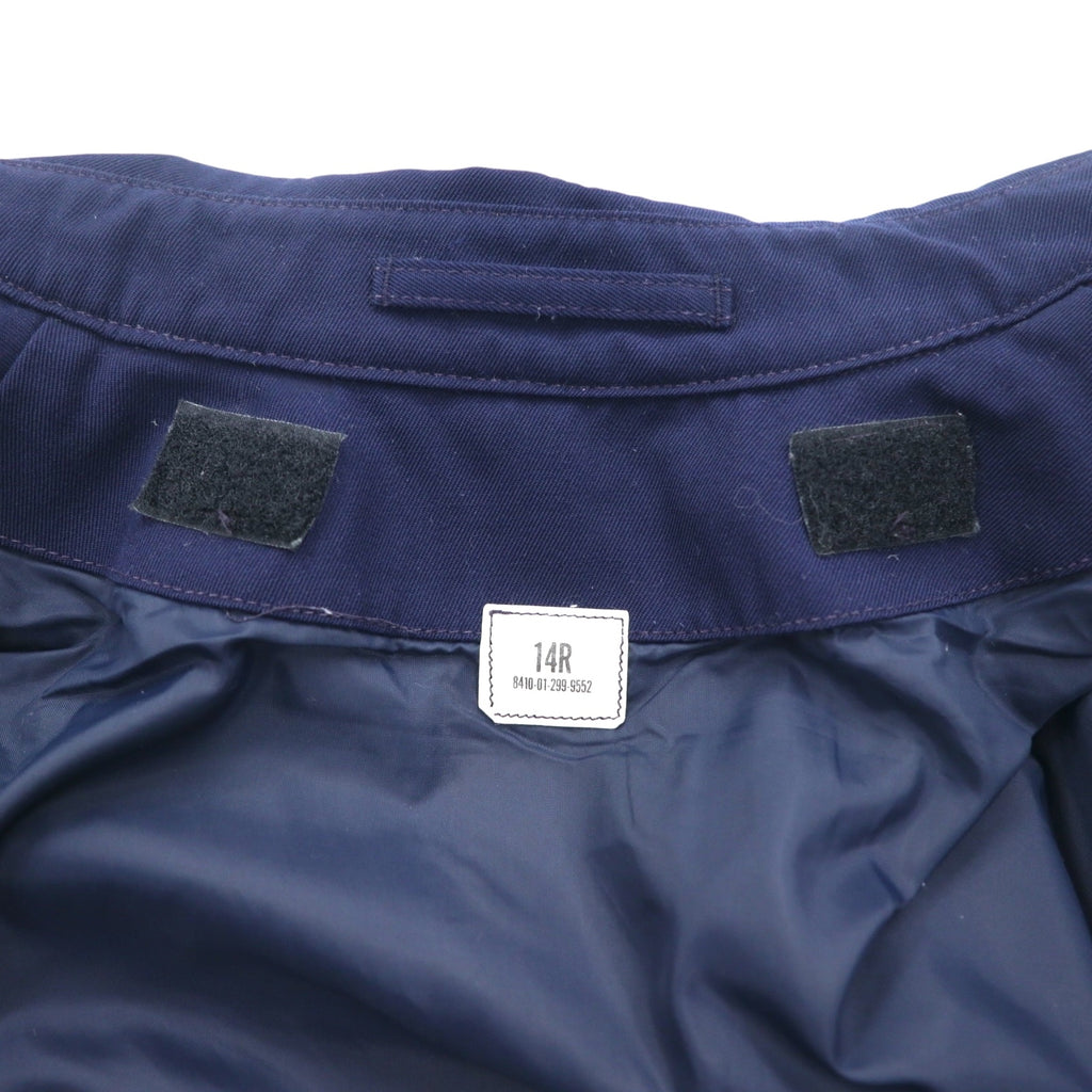 US AIR FORCE 90s USAF Flight Jacket, L, Navy, Removable Liner, Military, 8410-01-299-9552