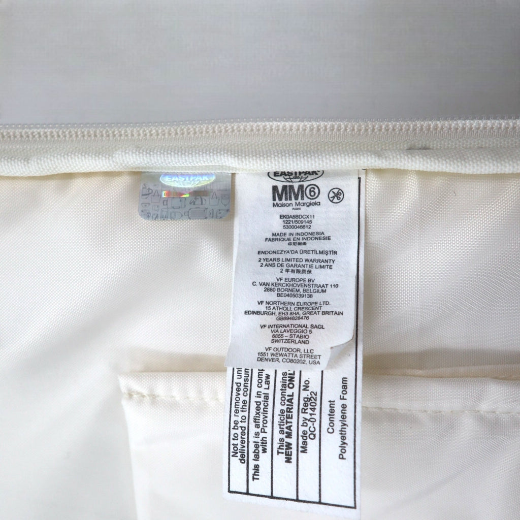 MM6 ポスターバッグ トロンプルイユ 限定モデル MAISON MARGIELA EASTPAK バックパック リュック ホワイト