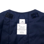 US AIR FORCE 90s USAF Flight Jacket, L, Navy, Removable Liner, Military, 8410-01-299-9552