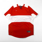 NIKE 2000s TEAM Game Shirt, Size L, Orange, Polyester, Swoosh Logo
