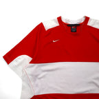 NIKE 2000s TEAM Game Shirt, Size L, Orange, Polyester, Swoosh Logo