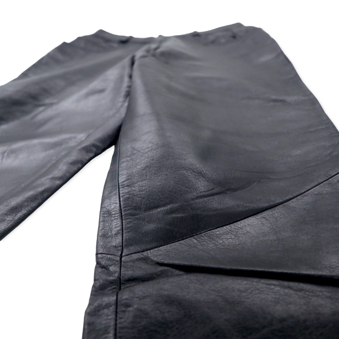 DANIER CANADA Leather Pants S Black Zipper Fly